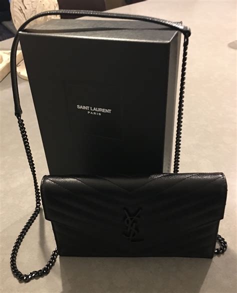 blue ysl wallet on chain|ysl wallet on chain review.